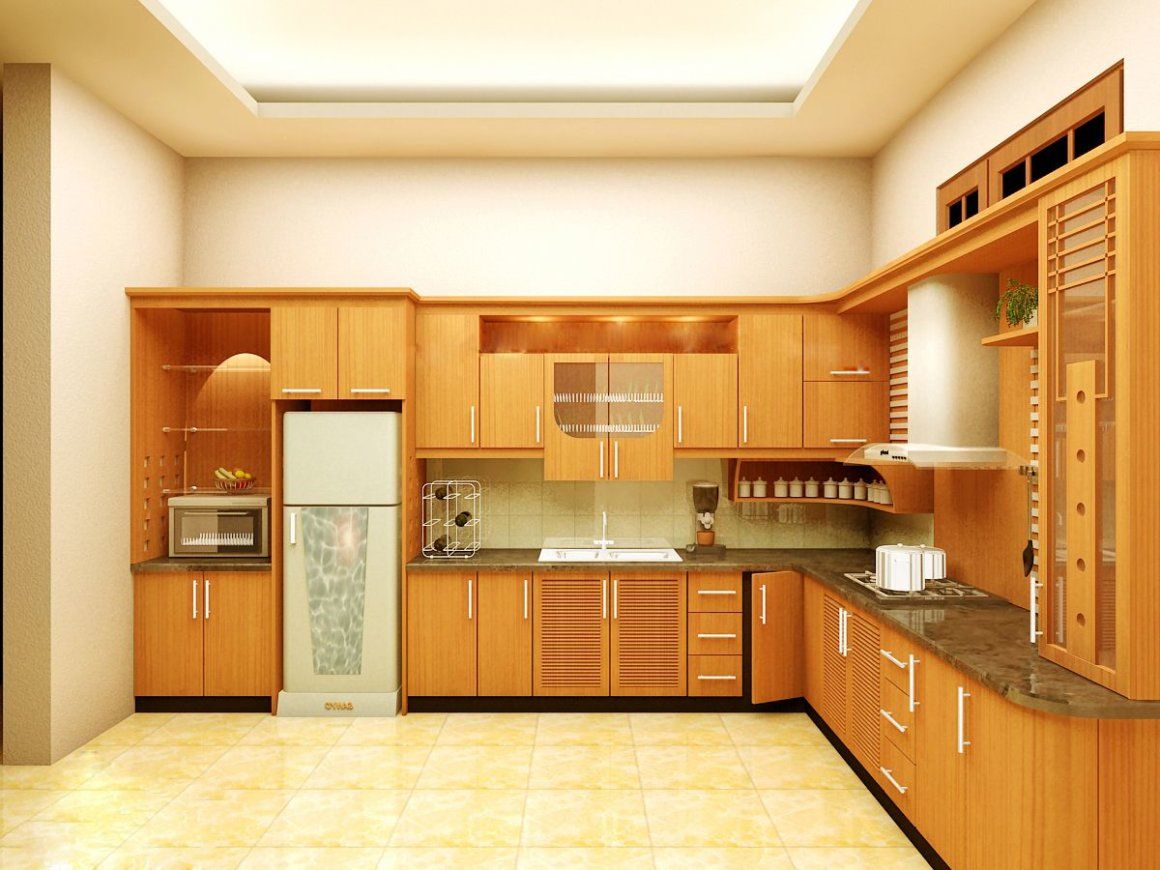 طراحی کابینت مدرن و رنگی برای آشپزخانه